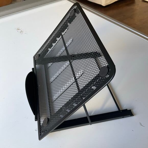 Emoly iPad Stand Upgraded Adjustable Portable Tablet Holder for Desk, Aluminum - Picture 3 of 5